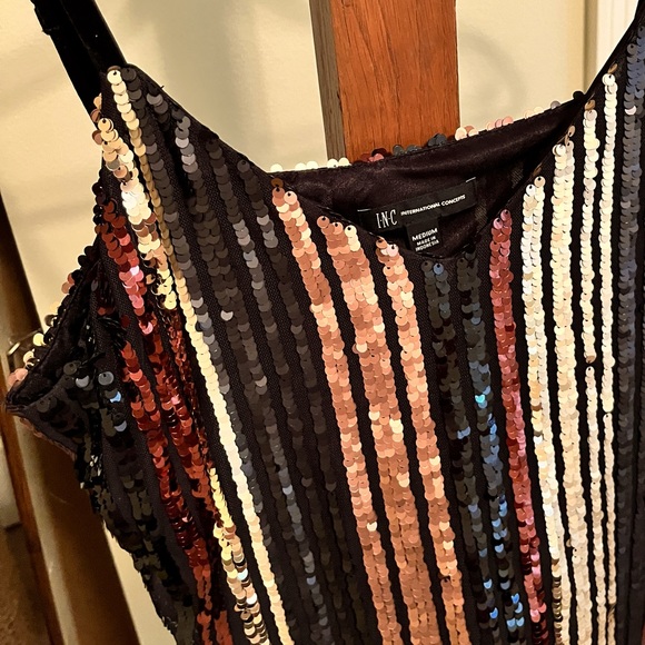 Sequins -in -Stripes Top - Picture 2 of 10